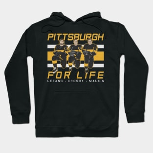 Kris Letang Sidney Crosby & Evgeni Malkin Pittsburgh For Life Hoodie